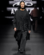 Load image into Gallery viewer, AJOBYAJO Wool Blended Batwing Jacket Black