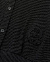 Load image into Gallery viewer, PLASMA SPHERE Patch Applique Hooded Jumper Black