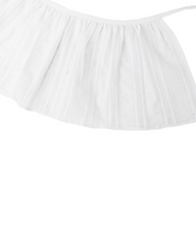 Load image into Gallery viewer, PLASMA SPHERE Duet Mini Frill Wrap Skirt White