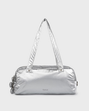 Load image into Gallery viewer, Fallett Glossy Mini Duffel Bag Siiver