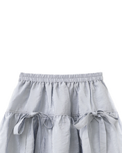Load image into Gallery viewer, PLASMA SPHERE Cloud Ribbon Balloon Skirt Light Grey