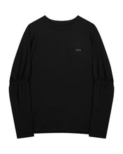 Load image into Gallery viewer, OJOS Mesh Band Puff Sleeve Black