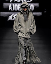 Load image into Gallery viewer, AJOBYAJO Raglan Lace Trimming Hoodie