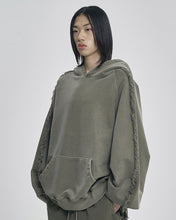 Load image into Gallery viewer, AJOBYAJO Raglan Lace Trimming Hoodie