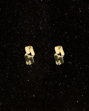 Load image into Gallery viewer, OOO Chain Hoop Earrings Gold