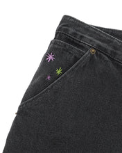 Load image into Gallery viewer, WKNDRS Iscream Denim Shorts Black