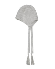 Load image into Gallery viewer, OJOS Double Strap Angora Beanie Grey
