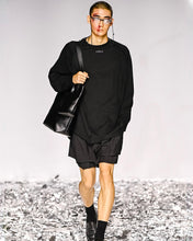 Load image into Gallery viewer, AJOBYAJO Vegan Leather Dual Tote Bag Black
