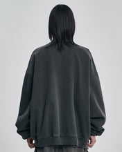 Load image into Gallery viewer, AJOBYAJO Twofold Wide Washed Sweatshirt Charcoal