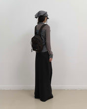 将图片加载到图库查看器,OJOS Asymmetric Mermaid Jersey Skirt Black
