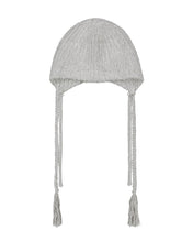 Load image into Gallery viewer, OJOS Double Strap Angora Beanie Grey