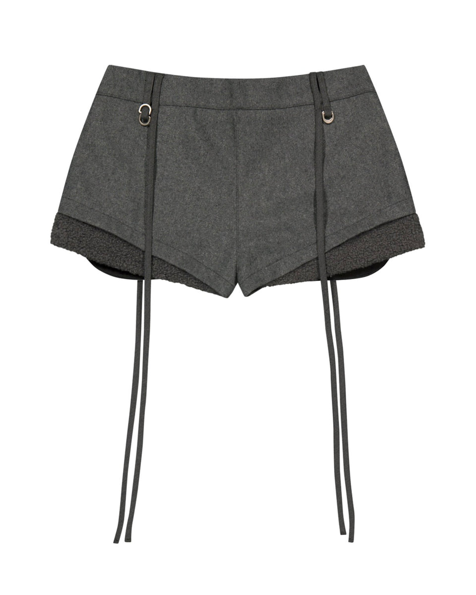 OJOS オホス Micro Wool Shorts / Greyシズニルック OJOS Micro Wool Shorts Grey – HYPNOTISE