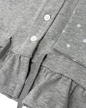 将图片加载到图库查看器,PLASMA SPHERE Natty Dot Scarf Cardigan Grey