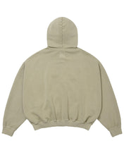 Load image into Gallery viewer, AJOBYAJO Laced Multi-Drawstring Zip-Up Hoodie Beige