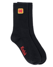 将图片加载到图库查看器,Kodak ColorPlus Mini Logo Crew Socks Black