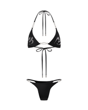 Load image into Gallery viewer, METALBELLY Black Sand Metal Bikini Black