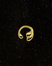 Load image into Gallery viewer, OOO Artsy SS Ring Gold