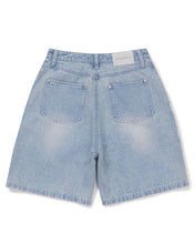 Load image into Gallery viewer, Bitter Cells Rachel Pearl Denim Shorts Light Blue