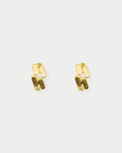 Load image into Gallery viewer, OOO Chain Hoop Earrings Gold