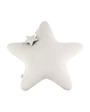 Load image into Gallery viewer, OJOS Star Hugger Puff Cushion Grey