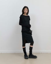Load image into Gallery viewer, OJOS Halter Strap Long Sleeve Black
