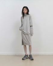 Load image into Gallery viewer, OJOS Mesh Band Puff Sleeve Mint Grey