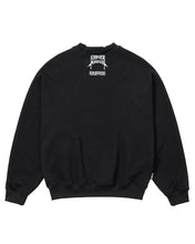 Load image into Gallery viewer, AJOBYAJO Raglan High Neck Arch Logo Sweatshirt Black