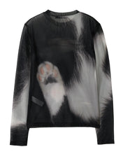 Load image into Gallery viewer, Acceptance Letter Feline Whisper Mesh Top