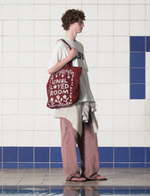 Load image into Gallery viewer, UNALLOYED Button Logo Eco Bag Burgundy