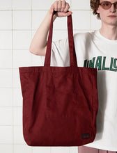 Load image into Gallery viewer, UNALLOYED Button Logo Eco Bag Burgundy