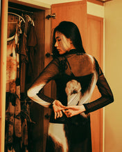 Load image into Gallery viewer, Acceptance Letter Feline Whisper Mesh Top