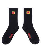 将图片加载到图库查看器,Kodak ColorPlus Mini Logo Crew Socks Black