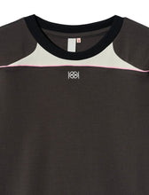 Load image into Gallery viewer, Kijun Cycle Half Sleeve Top Charcoal