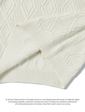 Load image into Gallery viewer, N. Archive Fine Cotton Yarn Cable Knit Ivory