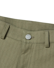 Load image into Gallery viewer, N. Archive Herringbone Carpenter Shorts Khaki