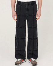 Load image into Gallery viewer, UNALLOYED Cutting Block Denim Pants Black
