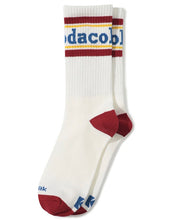 将图片加载到图库查看器,Kodak Kodacolor Crew Socks Red