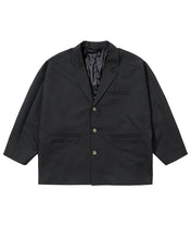 Load image into Gallery viewer, AJOBYAJO Wool Blended Batwing Jacket Black