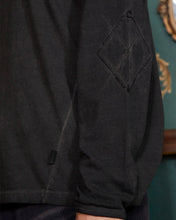 Load image into Gallery viewer, UNALLOYED Dyed Argyle Long Sleeve T-shirt Charcoal