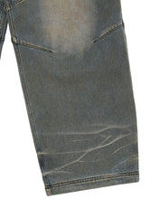 将图片加载到图库查看器,BLR Embossed Wave Washing Wide Denim Pants Light Blue