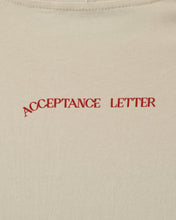 Load image into Gallery viewer, Acceptance Letter Meow T-Shirt Cream
