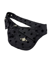 Load image into Gallery viewer, PLASMA SPHERE Symbol Dot Pocket Belt Bag Black