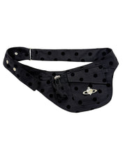 Load image into Gallery viewer, PLASMA SPHERE Symbol Dot Pocket Belt Bag Black