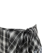 Load image into Gallery viewer, PLASMA SPHERE Route Wrap Skirt Black