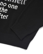 Load image into Gallery viewer, Fallett Youth Letter Knit Black