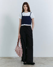 Load image into Gallery viewer, Fallett Parachute Cargo Banding Pants Black