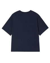 Load image into Gallery viewer, ILP Monsieur Check T-Shirt Navy
