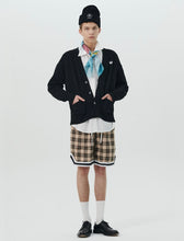 Load image into Gallery viewer, ILP Logo Wappen Organic Cotton Basic Cardigan Black