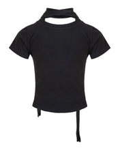 Load image into Gallery viewer, PLASMA SPHERE Universe Scarf Tee Black