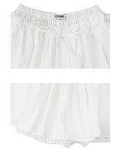 Load image into Gallery viewer, PLASMA SPHERE Stone Flare Skort White